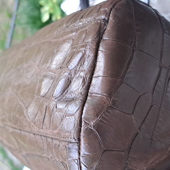 Coach Crocodile Embossed Chelsea Satchel /Crossbody Great Condition - Picture 14 of 14